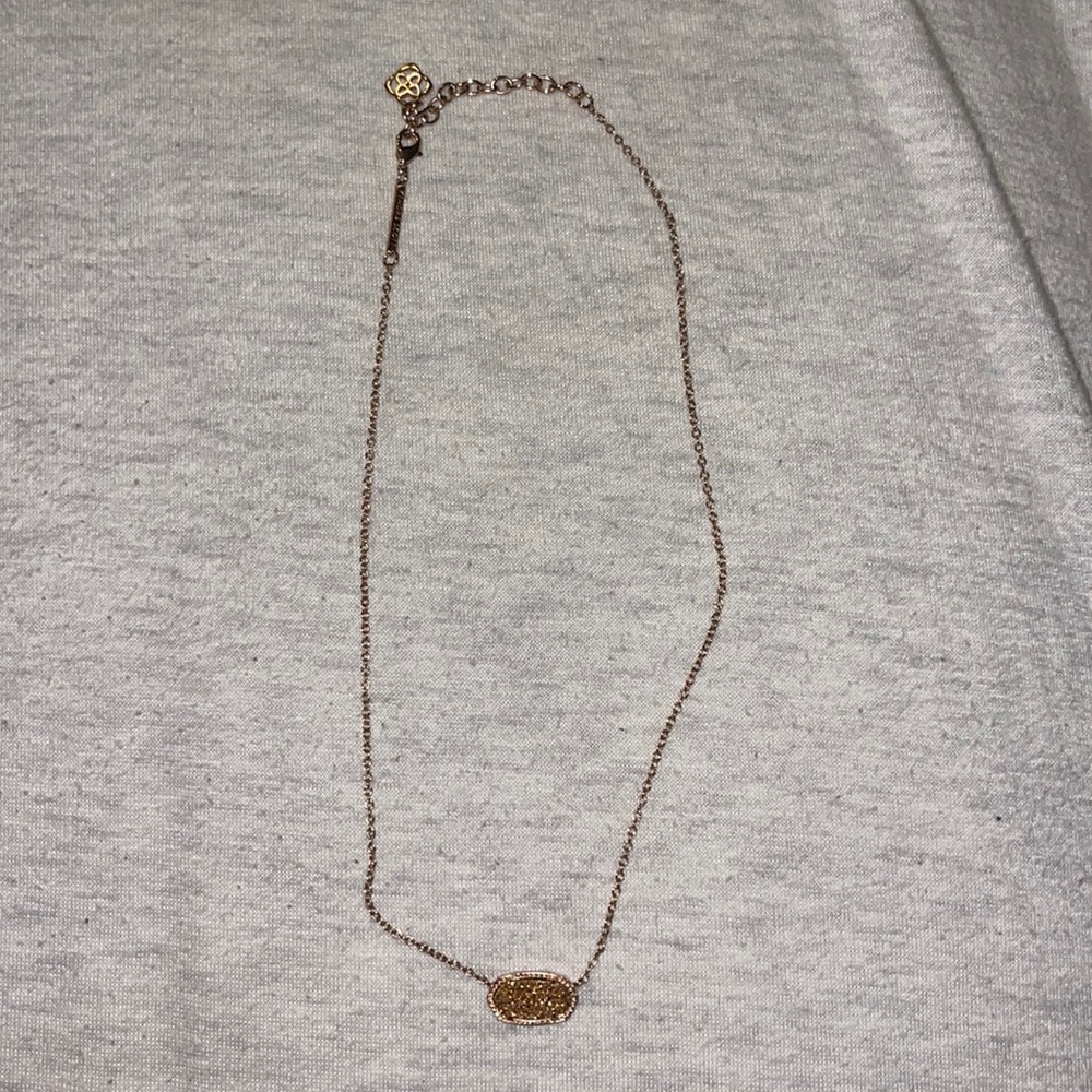 Rose Gold Kendra Scott Necklace